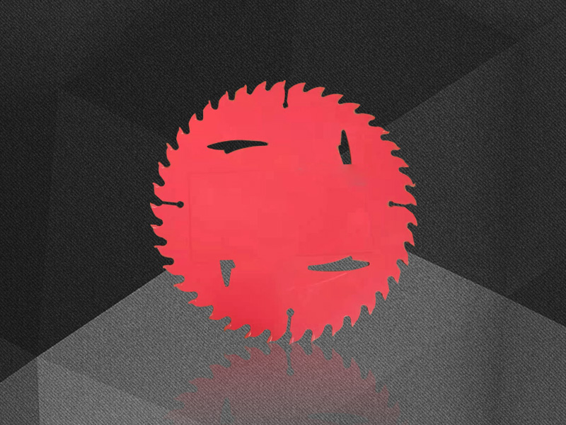 红色锯片